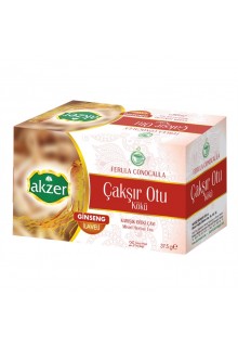 Akzer Çakşır Otu Kökü, Ginseng İlaveli Karışık Bitkisel Çay 25 Poşet